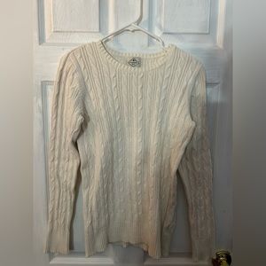 Women’s cream colored sweater size M